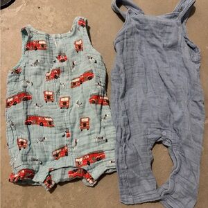 Angel Dear Red and Blue Kids One Pieces Bodysuits